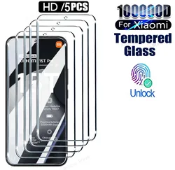 Enhanced Fingerprint Unlock HD Tempered Glass Screen Protector - 1 - 5PCS Pack - Xiaomi 17 (5 Pieces)