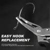 Multifunctional Curved Mouth Road Sub Pliers Cutting Lines Uncoupling Fish Hooks Opening Coils Outdoor Fishing Tools Plier 4