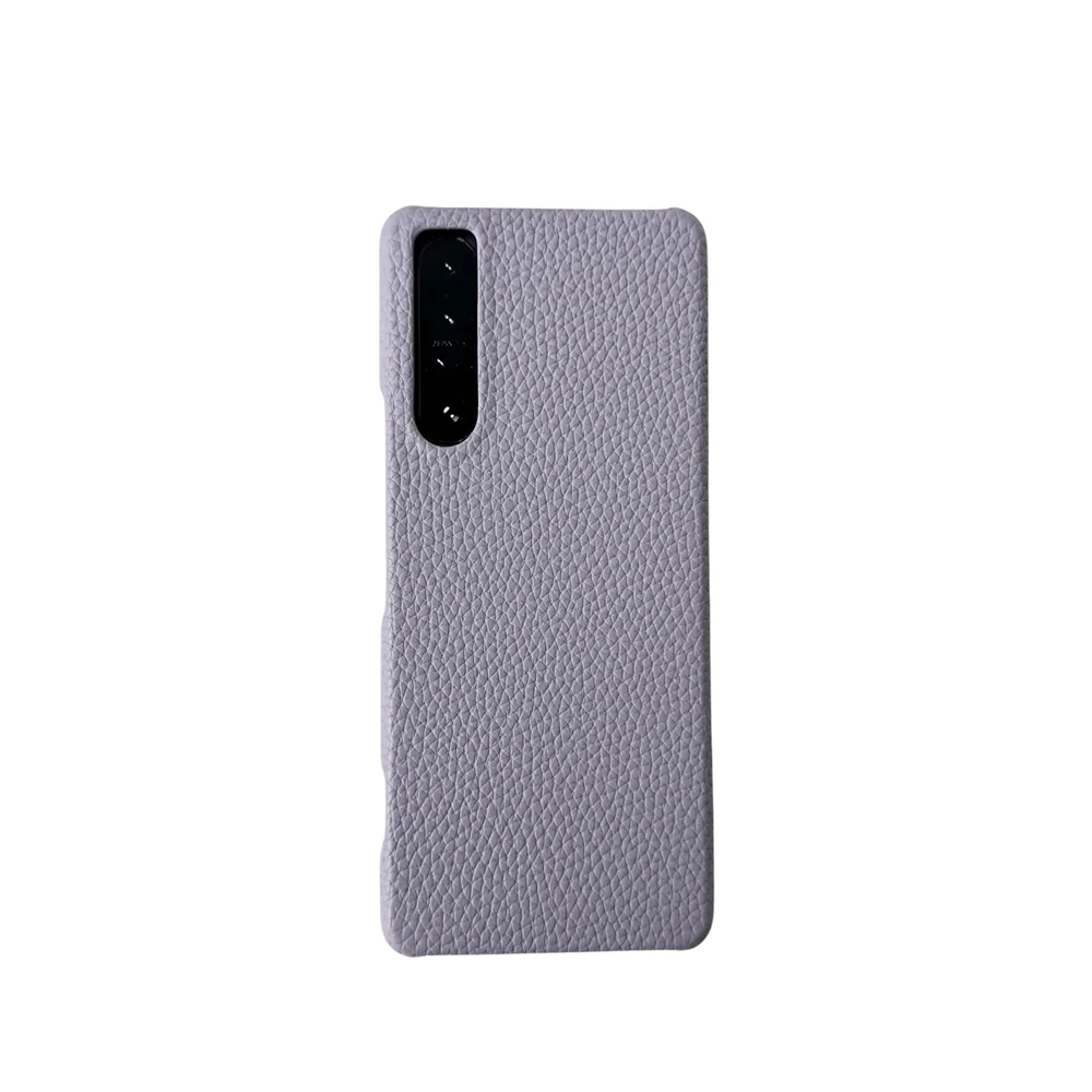Litchi Pattern PU Leather Hard Case - Lightweight Shockproof Cover
