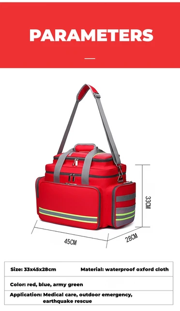 Large Capacity Waterproof First Aid EMS Bag