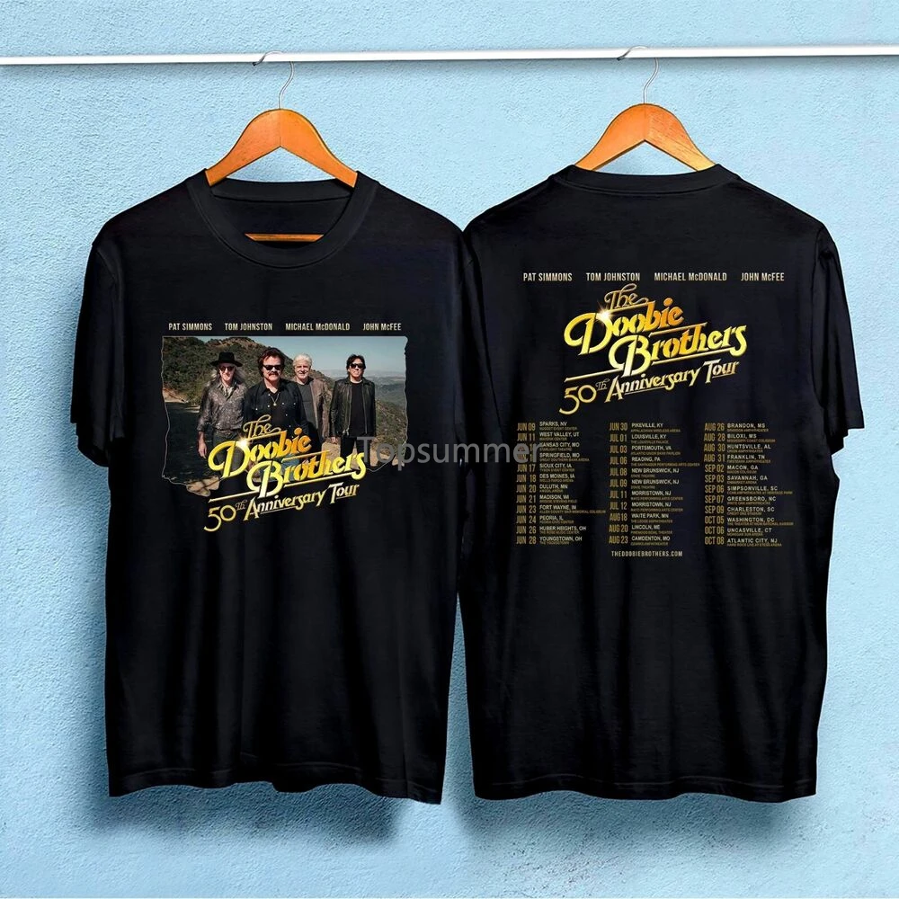 

The Doobie Brothers 2023 50Th Anniversary Tour Men Women Shirt S-3Xl
