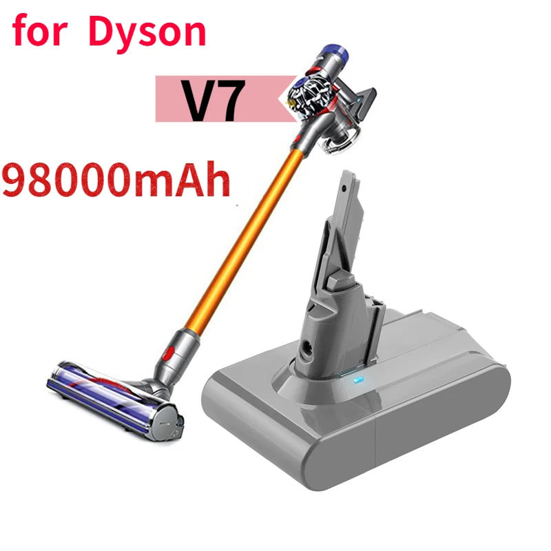 

2022 Аккумулятор для Dyson V7, 21,6 в, 98000 мАч