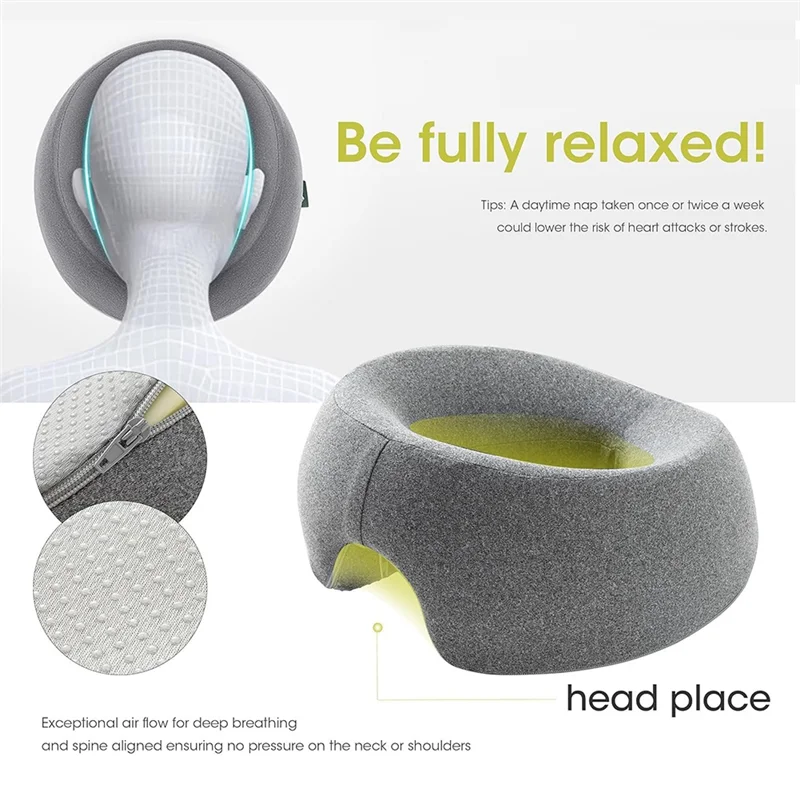 Luxurious Face Down Massage Pillow for Restful Prone Sleeping and Post-Surgery Comfort