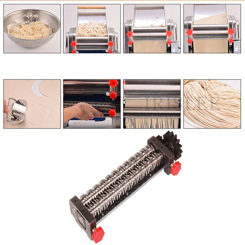 Electric Stainless Steel Pasta Maker Machine Noodle Making Machine Dough  Sheeter Dough Roller - AliExpress