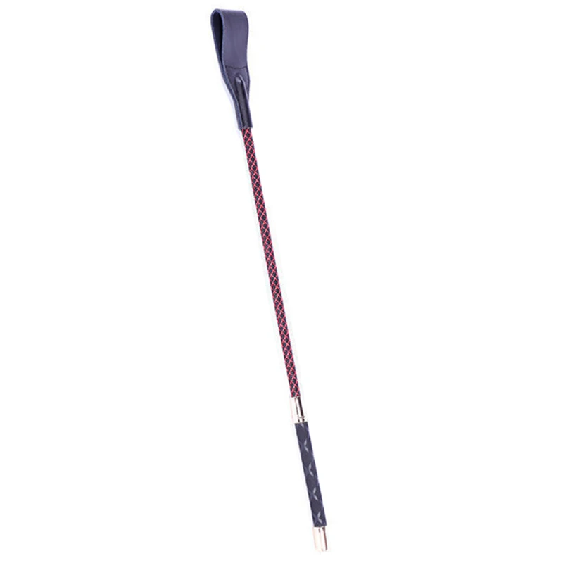52CM Real Leather Riding Crop Horse Whip with Genuine Leather Top Premium Quality Crops Equestrianism Horse Crop 3