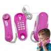 Kid Phone Toy Real Ring Music Sound Telephone Sleeping Toys Realistic Cell Phone Design Phone Toys For Kids Gift Christmas 1