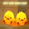 Creative LED Yellow Duck Desktop Desk Lamp with Soft Light and Atmosphere Bedroom Bedhead Night Light Mini Sleep Light 1