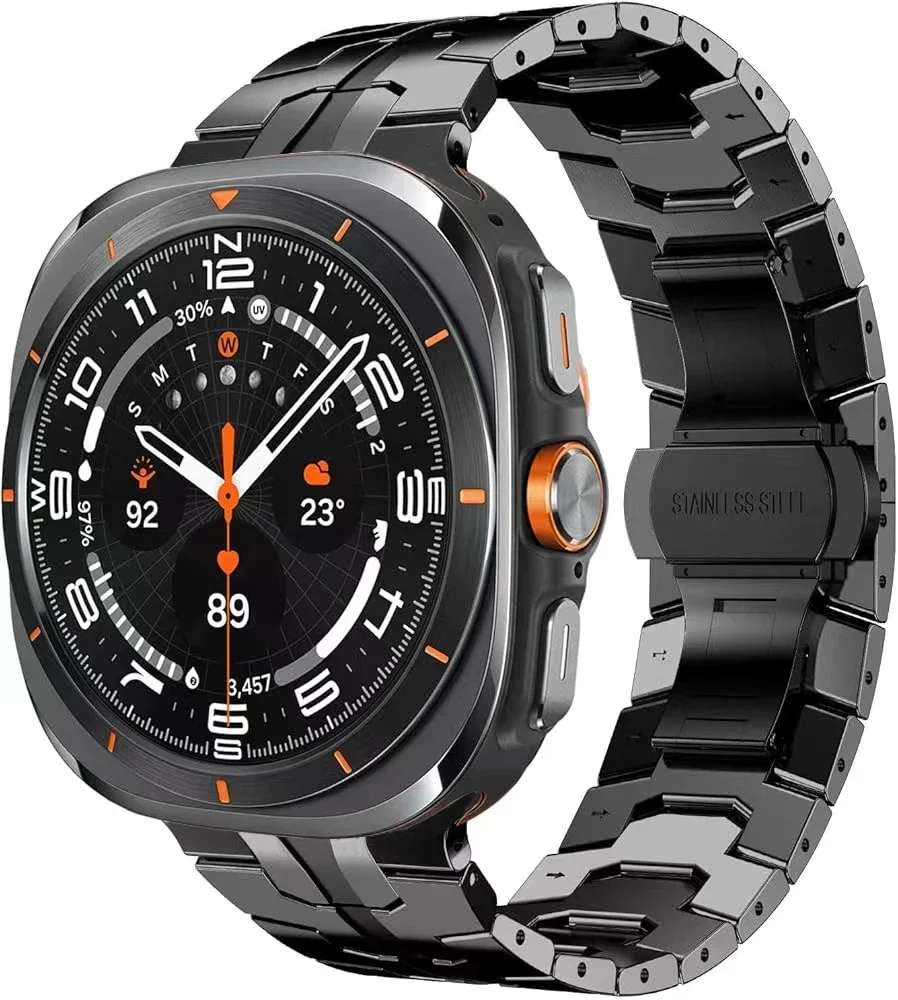 Luxury Stainless Steel Strap - Men's No-Gap Bracelet