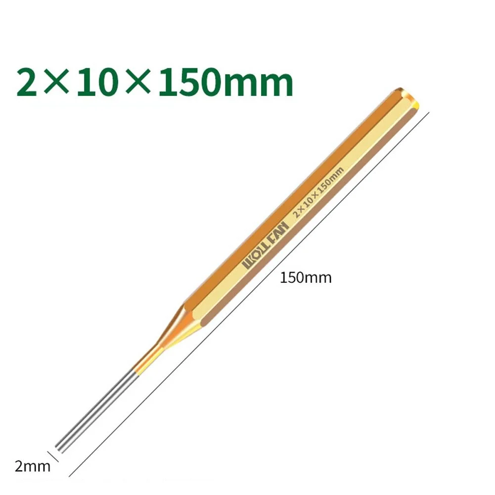 2-10mm Cylindrical Punch Roll Pin Punch Tool Remover Heavy Duty Chisel Cone Punches Watch Repair Hand Tools