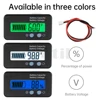 Green DC 12V 24V 36V 48V 60V 72V Lead Acid Battery Capacity Indicator LCD Percentage Display Lithium Battery Monitor Tester 2