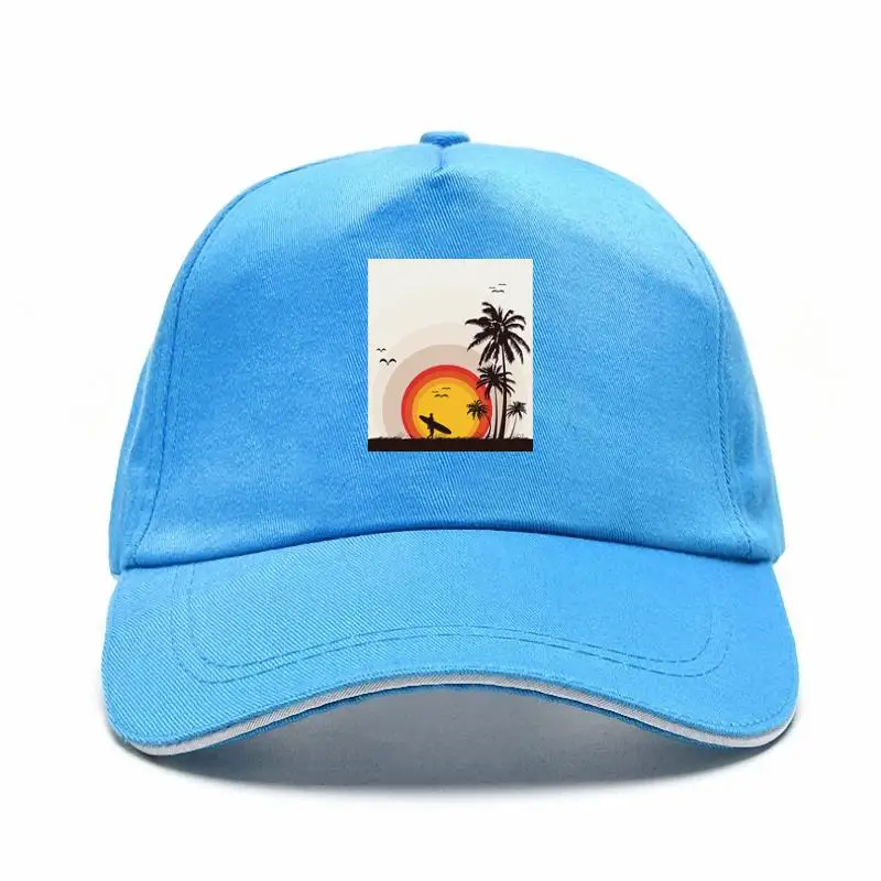 Fashion Mesh Hat Wind And Sun Surf Seagull Beach Printing Net Cap Berretto Da Baseball Uomo Donna Summer Trend Cap Beach Visor Hat