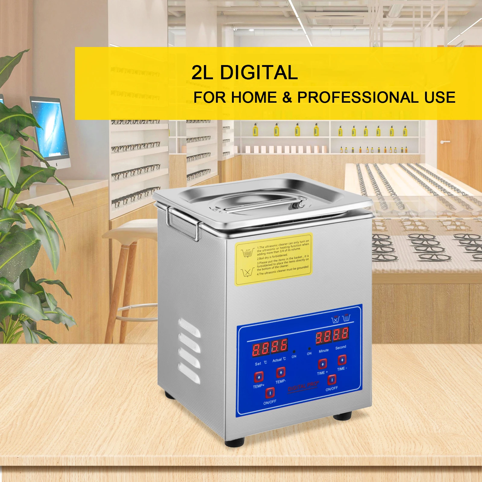 SucceBuy1.3L2L3L6L10L15L22L30LUltrasonic Cleaner Lave-Dishes Portable Washing Machine Diswasher Ultrasound Home Appliances 2