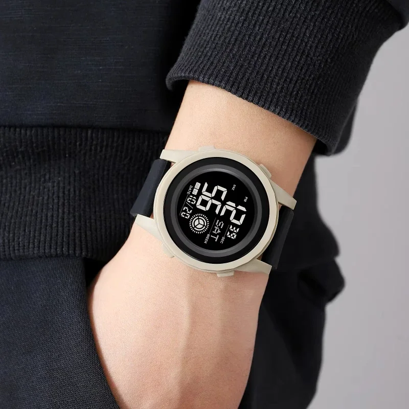 SKMEI 2082 Military Sport Men Wristwatches Back Light Stopwatch Waterproof Date Countdown Men's Watches Clock 1793 Reloj hombre 4