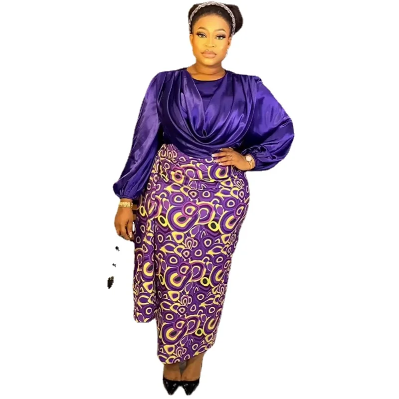 Two Piece Set Dashiki African Women's Set Long Sleeve Shirt And Skirt 2023 Autumn Winter Fashion Sweatsuit Outfit Tracksuit 2022 african clothing for men ankara shirts and print pants set wax batik attire dashiki men tracksuit wear afripride a1916050