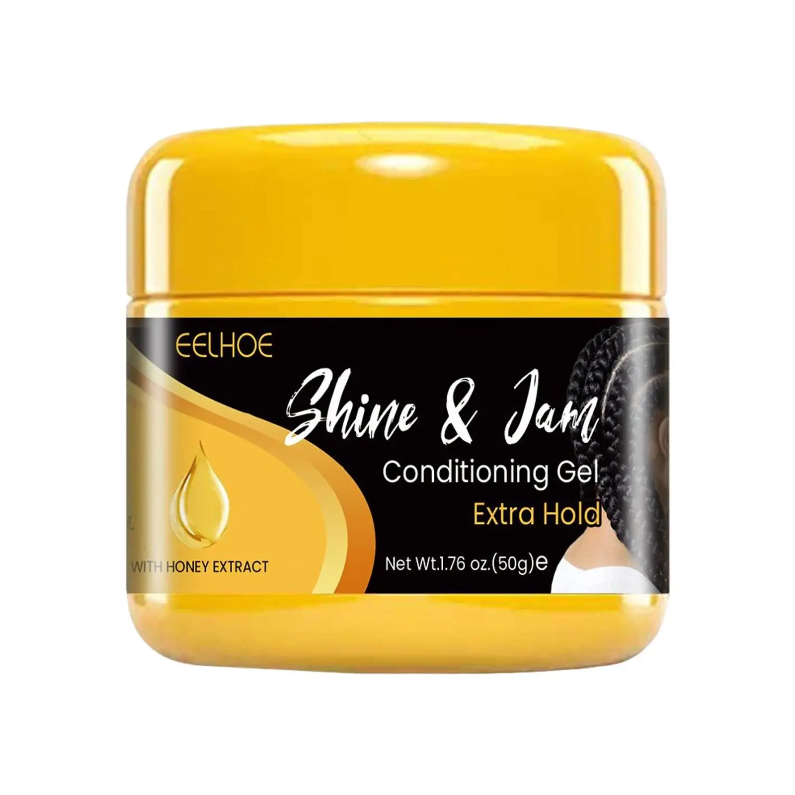 Braid Gel Extra Hold High Shine Conditioning Gel for Braids Smooth