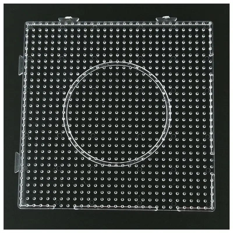 6 Pieces Circle Stencil Plastic Pegboards Craft Tray Circle Beads Fuse  Beads Template Beads Kids DIY Bead Boards Square - AliExpress