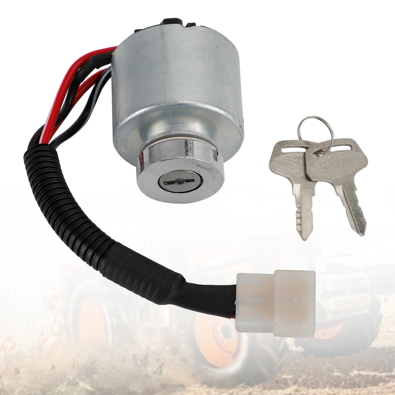

Areyouorshop Ignition Switch W/2 Keys 37410-59110 3741059110 Fits For Kubota B1550D B1750D