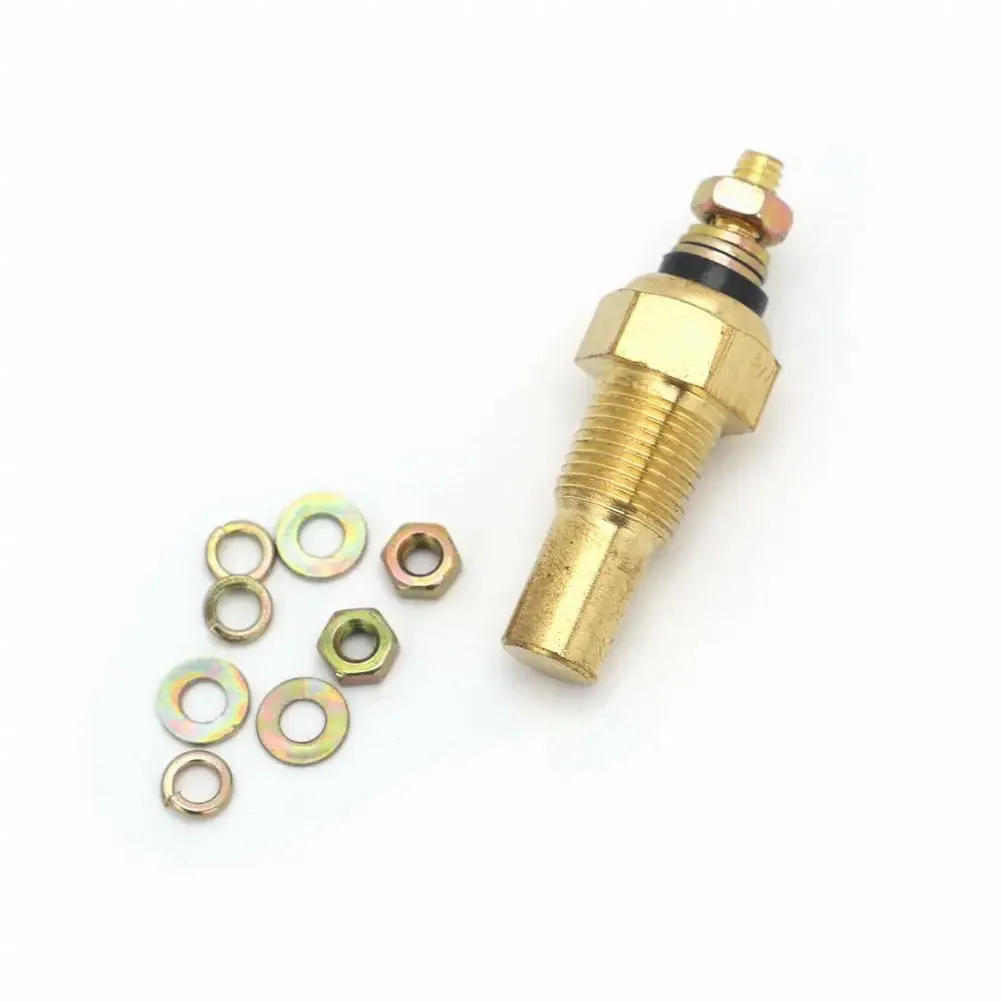 게이지 온도 게이지 정원 주방 사무용품 교체 1개 1/8 NPT 12V DC 40-120 ℃   블랙 다이얼