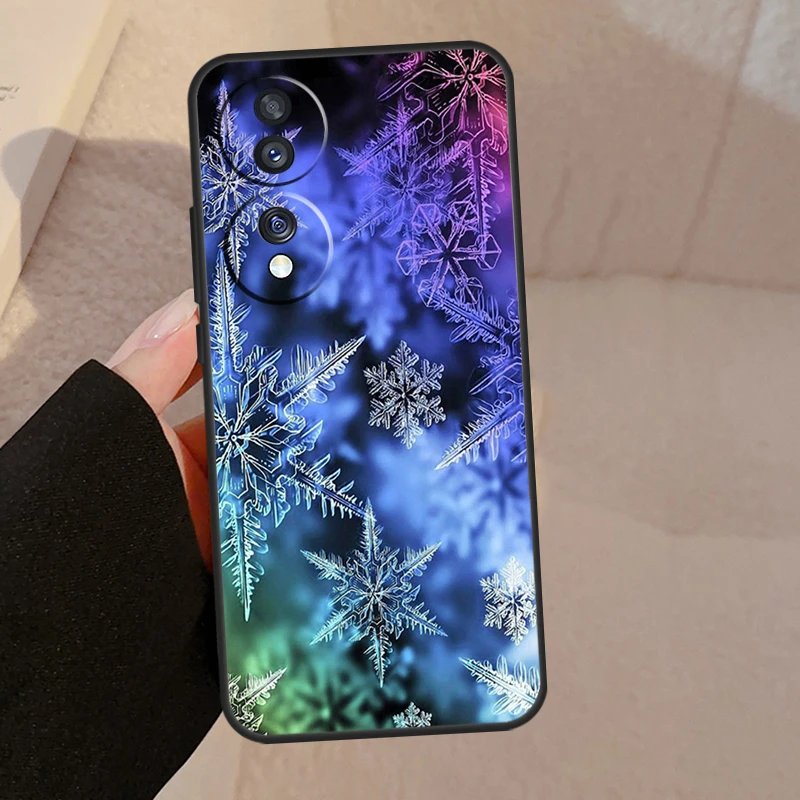 Elegant Snowflake Winter Case - Frosted Design