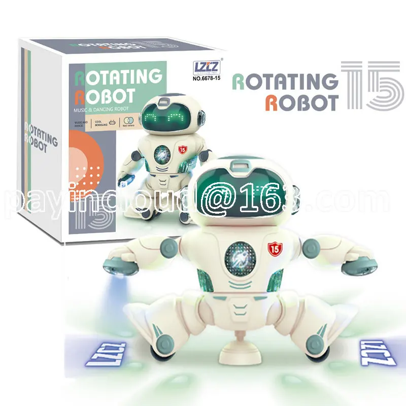 

Christmas gifts Children's Early Education Electric Robot Can Call Walking Turn over Dancing Singing Lighting Music Toys