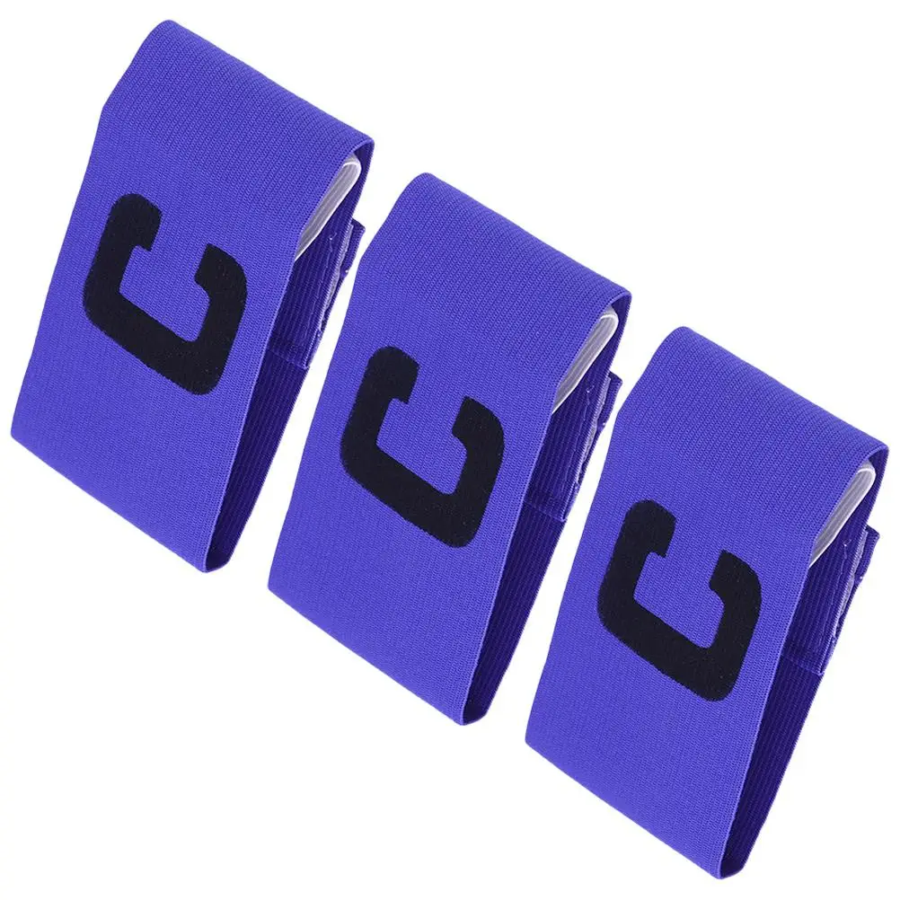 PATIKIL Braçadeira Do Capitão, Faixa Elástica Da Letra C Para Treinamento De Time De Futebol, Azul