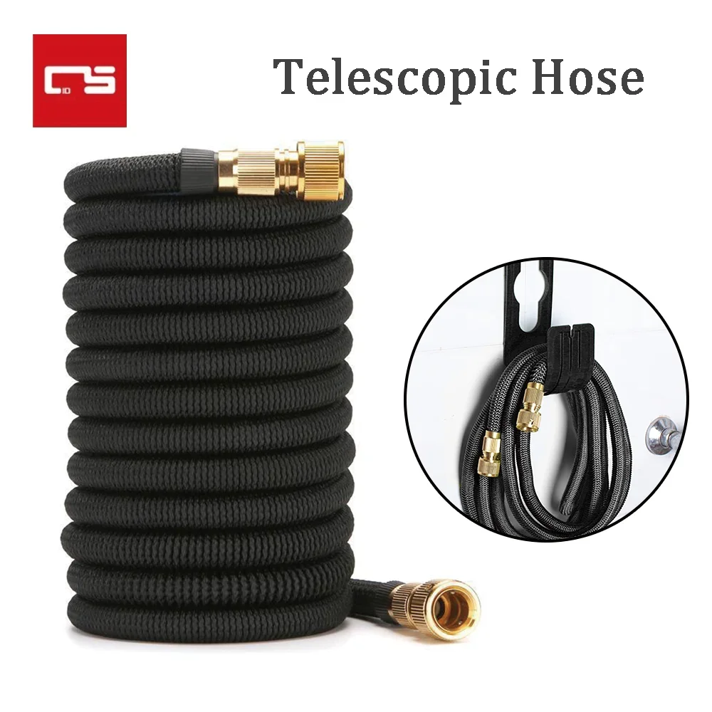 1pc 3x Stretchable Tpe Car Wash Hose Magic Extendable Hose, High Pressure  Explosion-Proof, Universal Connector (Original Length 2.5m, Total Length  After Water Injection Is 7.5m)