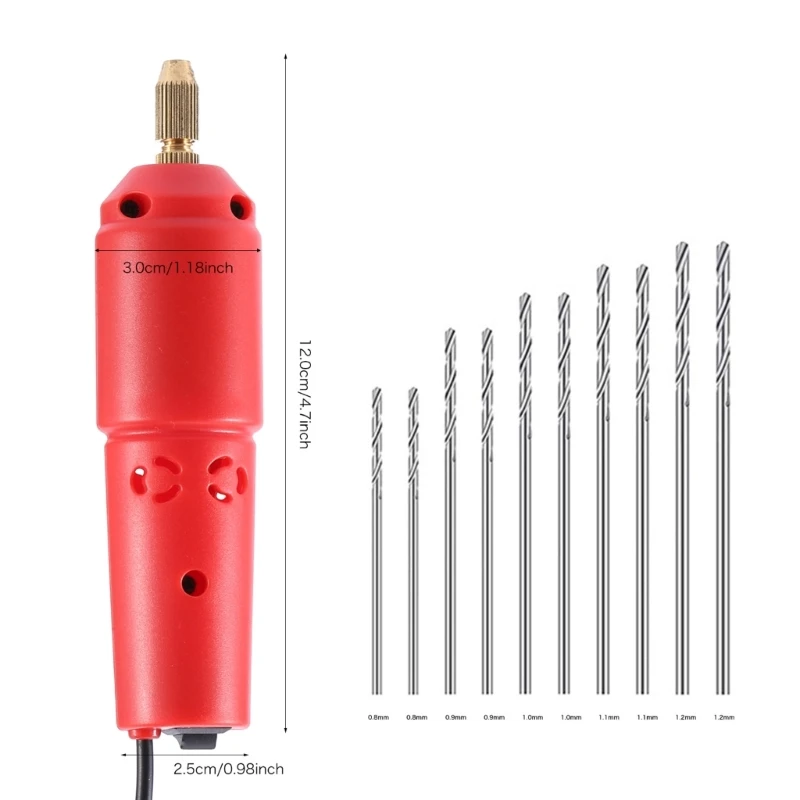 Resin Drilling Tools Pin Vise for Resin Casting Molds Resin Drill