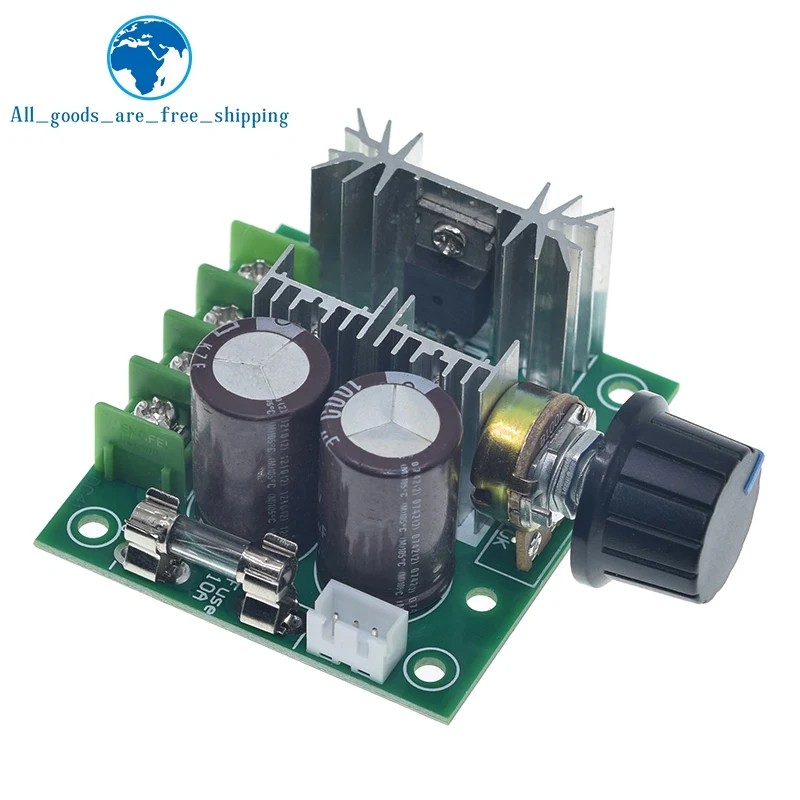 DC 12-40V 12V-40V 10A PWM Motor Speed Control Switch Controller Volt ...