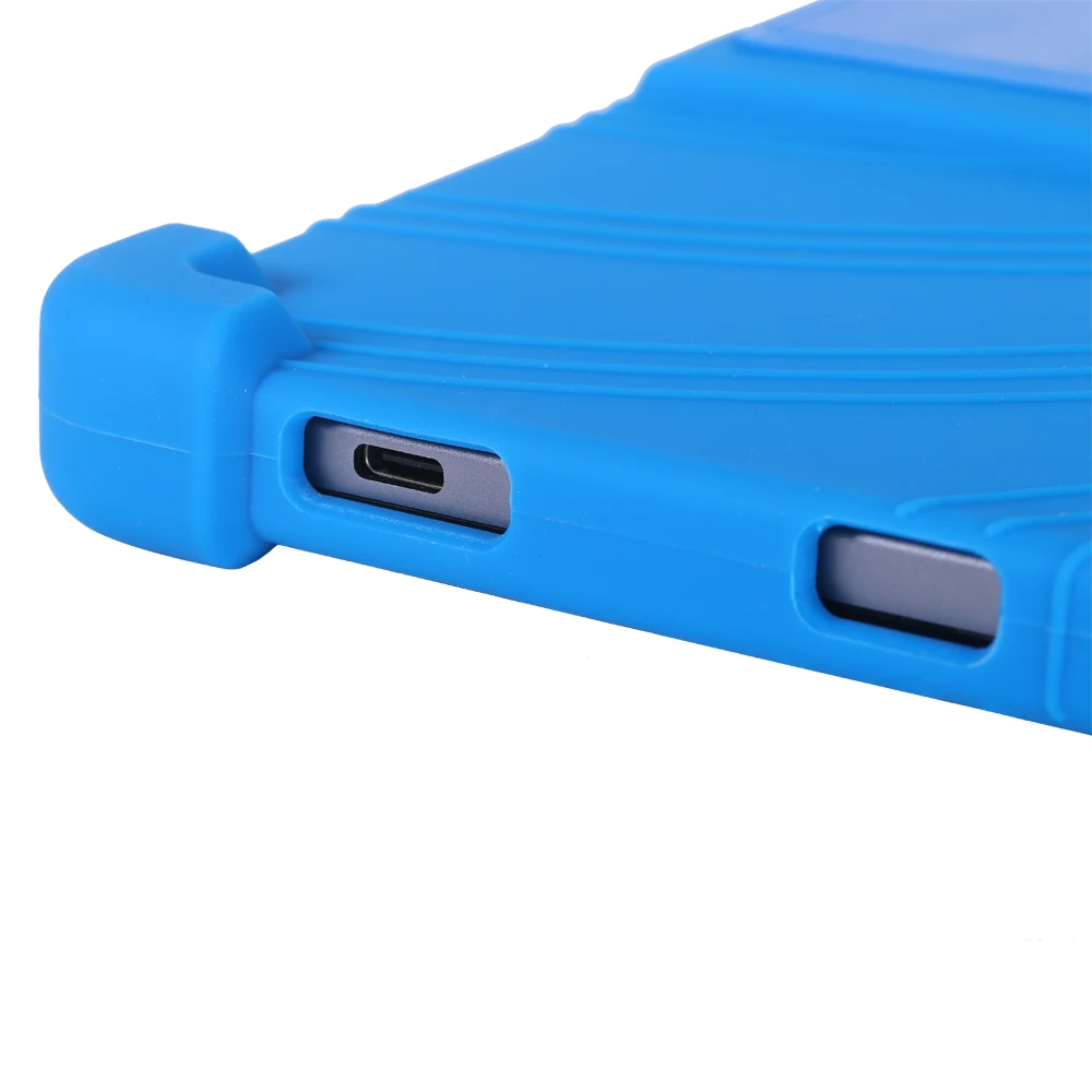 Enhanced Protective Tablet Case with Multi-Angle Adjustable Stand - Silicone Airbags and Shockproof Design