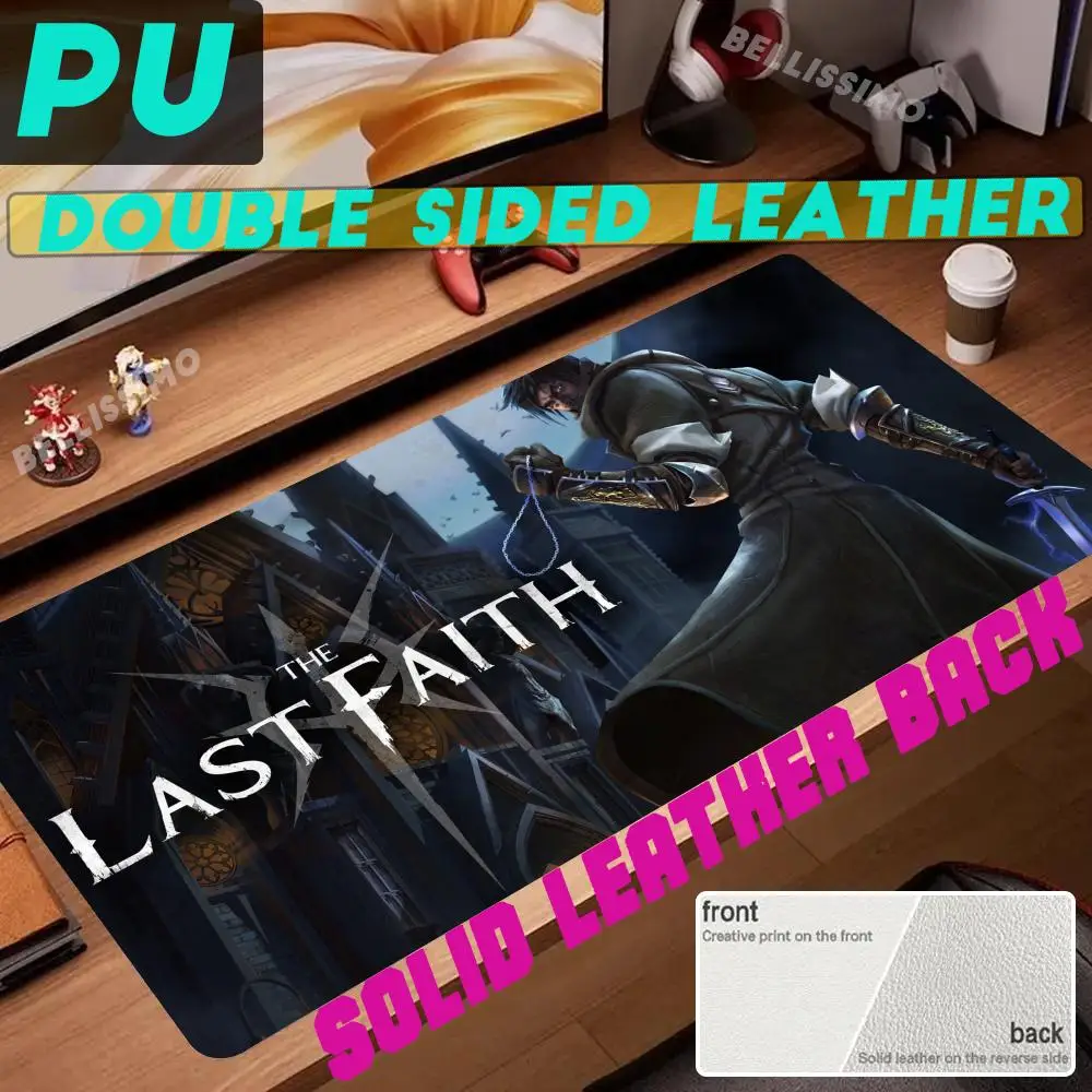 

Role-playing Souls-like action popular game The Last Faith Mouse Pad Computer Mouse Pad Gaming gaming MousePad Waterproof PU Leather Mouse escritorio Mat Gamer