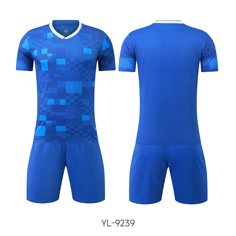 Children's Breathable Soccer Jersey and Training Tracksuit Set