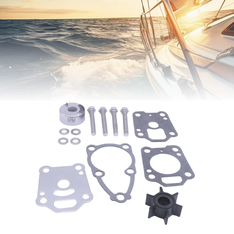 Boat Engine 369873220/1/2 369873220M/1M/2M 369-87322-0/1/2 Water Pump Repair Kit 4-6HP 5040133 504169116159A03 8M0155395 Mercur