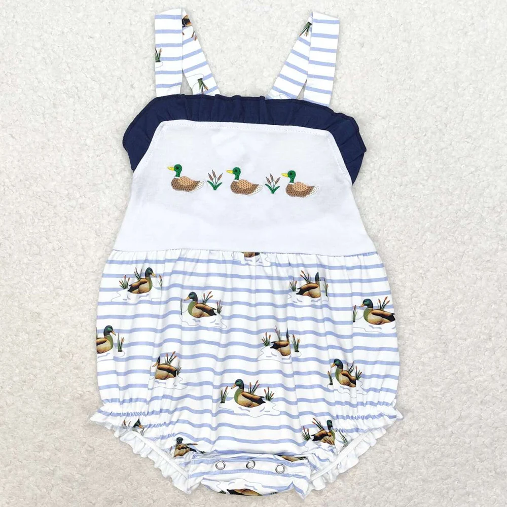 Boutique Infant Baby Boys Rompers Camo Duck Short Sleeve Onesie Bodysuits Fashion Toddler Boys Bubble Rompers Kids Onesie New 5