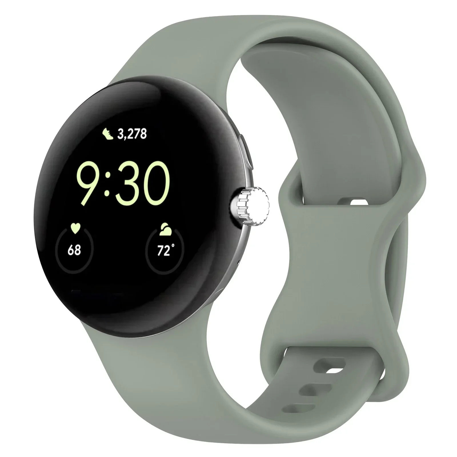 Premium Silicone Sports Strap for Google Pixel Watch – Elegant Wristband Accessory