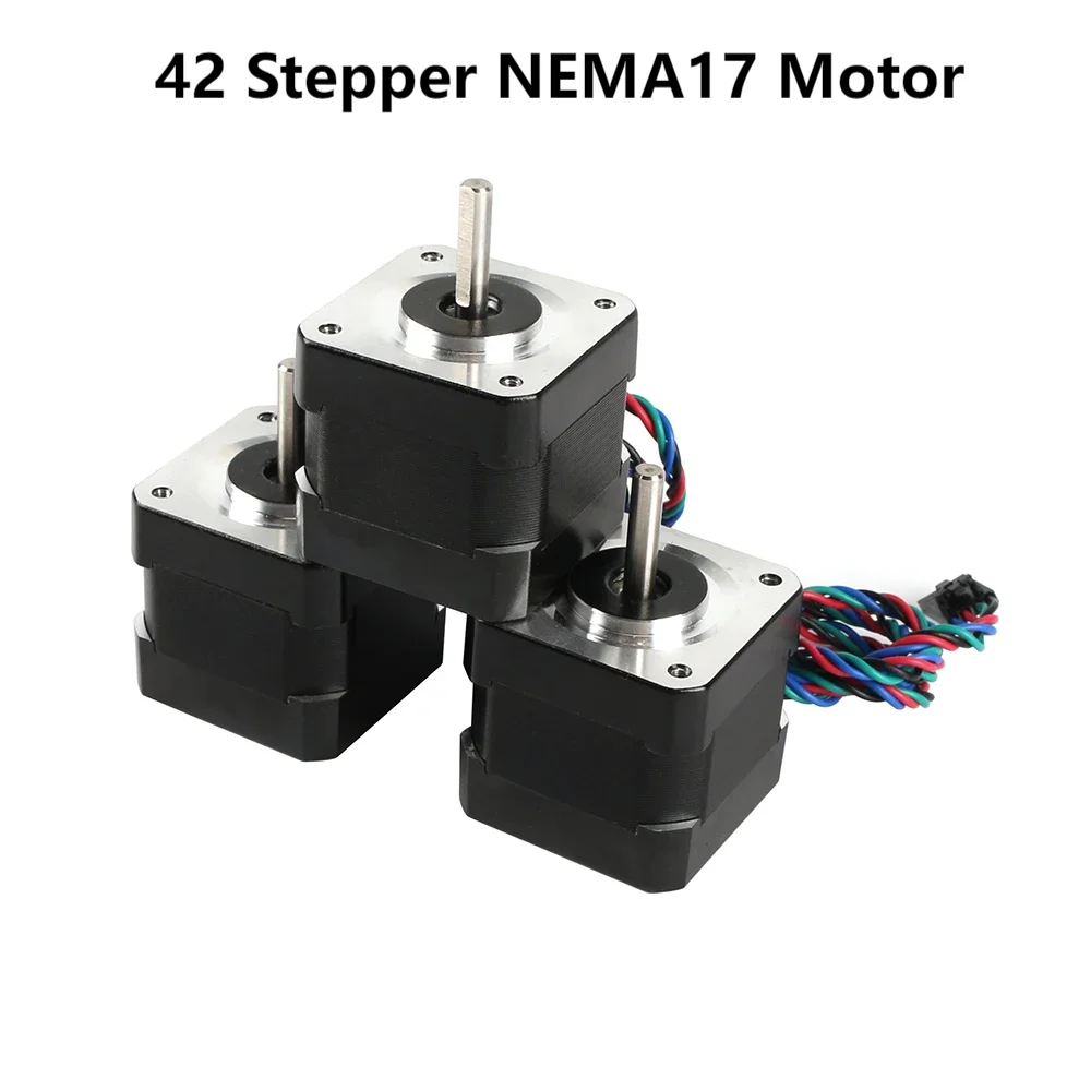 

42 Stepper NEMA17 Motor Extruder Motor 3D Printer X-axis Y-axis 1.8 Degree 1.5A 2 Phase 4 Wires Motor For Prusa i3 MK2 MK3 MK3S