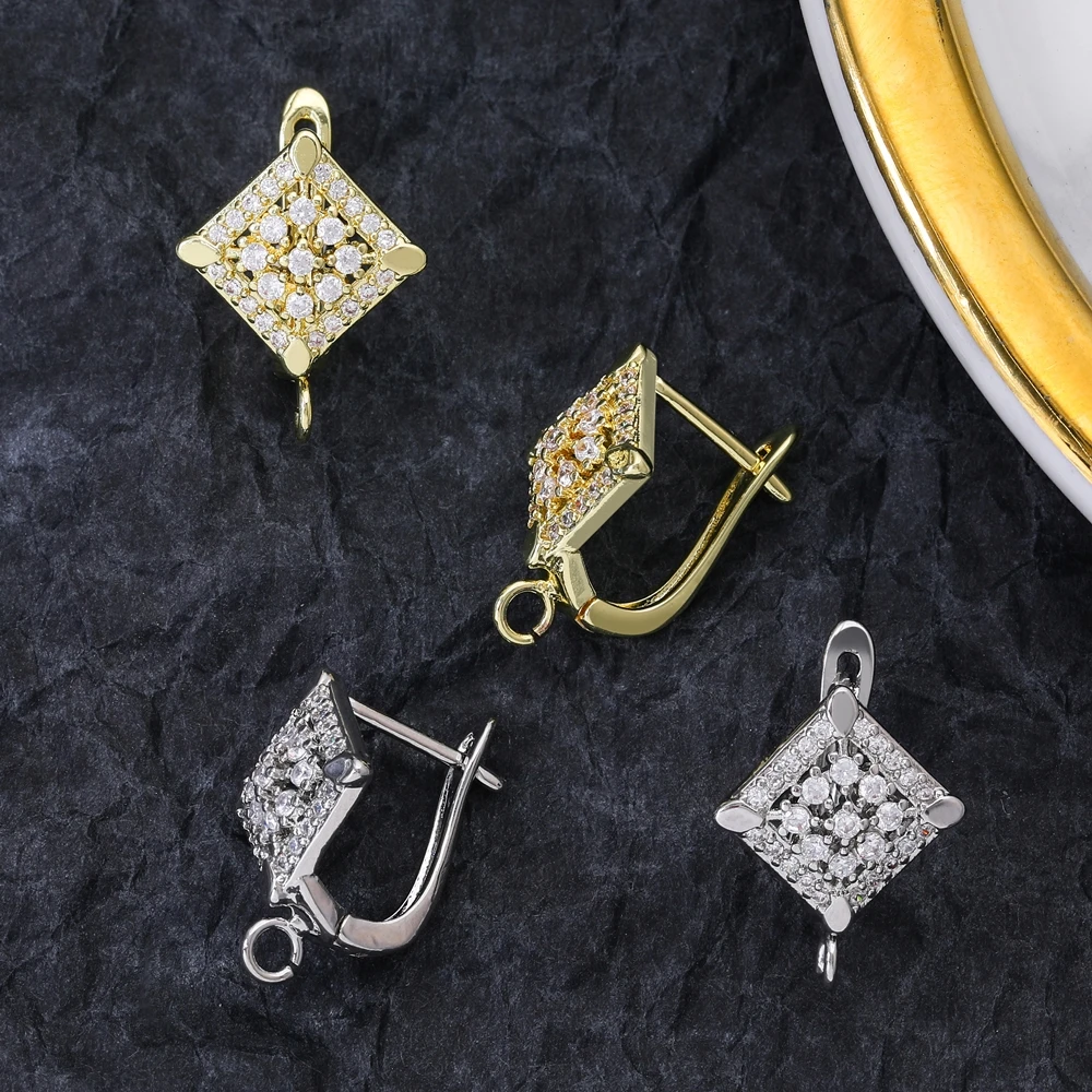 Juya DIY Fine Jewelry Material Supplies Handmade Earwire Gold - Main Image