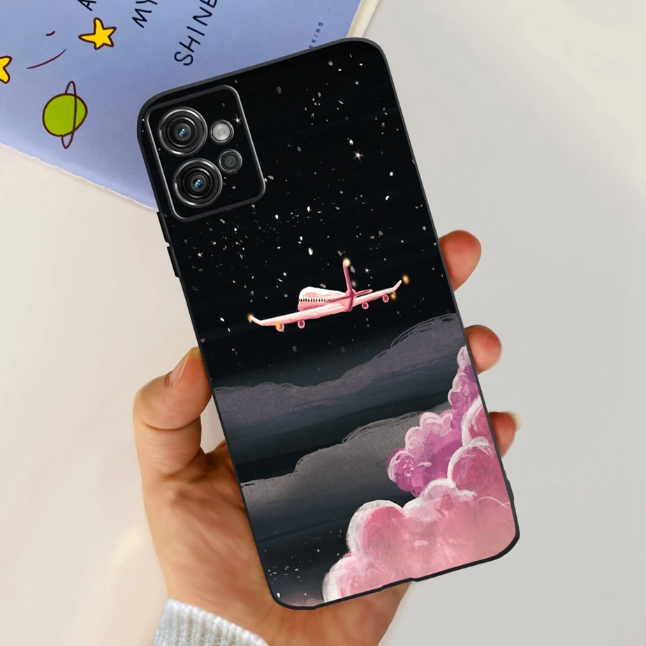 Cute Cat Butterfly Soft Silicone Phone Case, 6.5'' Coque