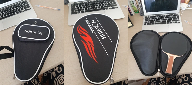 Description Picture 3 of itemProfessional Table Tennis Rackets Bat Bag Ping Pong Case With Balls Bag and Net and sponge Sports Accessories