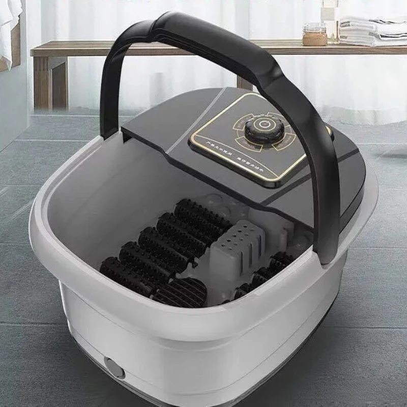 Winter Heated Foot Bath Tub Fully Automatic Foot Massager With Constant Temperature Control Washing Tub For Home