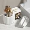 2025 360 Rotating Makeup Desktop Cosmetic Storage Organizer Large Capacity  Bathroom Portable Lipstick Makeup Brush Pen Holder 2
