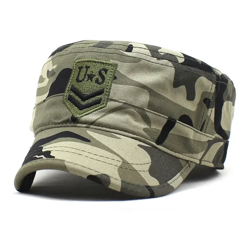 Spring and Summer Cotton Letter Embroidery Casquette Baseball Cap Adjustable Military Cap Snapback Hats for Men and Women 45