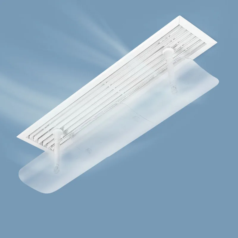 

Transparent Central Air Conditioner Windshield Hotel Room Air-Conditioning Outlet Anti-Direct Blowing Top Side Hanging Baffle