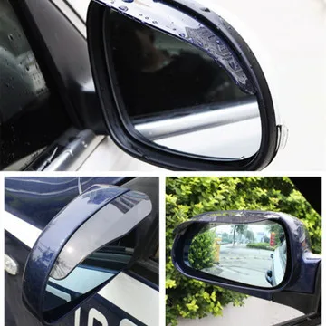 Car Rearview Mirror Rain Eyebrow Visor Rearview Side Snow Sun Visor Rain Cover Car Mirror Shelters Exterior Accessories 2PCS rearview mirror rain shield,rearview mirror rain eyebrow,car rearview mirror visor,rearview mirror rain guard,rearview mirror visor