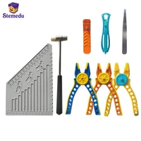 Building Block Tool Kit Brick Separator Measuring Plate Ruler Plier Hammer Tweezer Lifting Device Removal Part Compatible Legoed 1