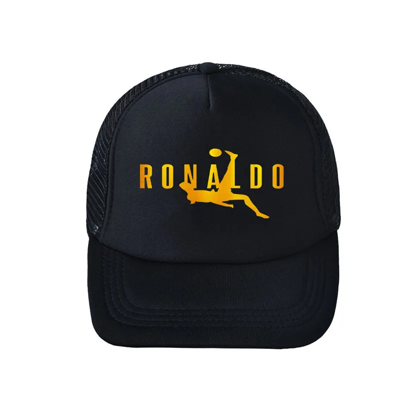 3D Printed Cristiano Ronaldo CR7 Adjustable Snapback Baseball Cap Men Women Casual Sports Mesh Hat Outdoor Party