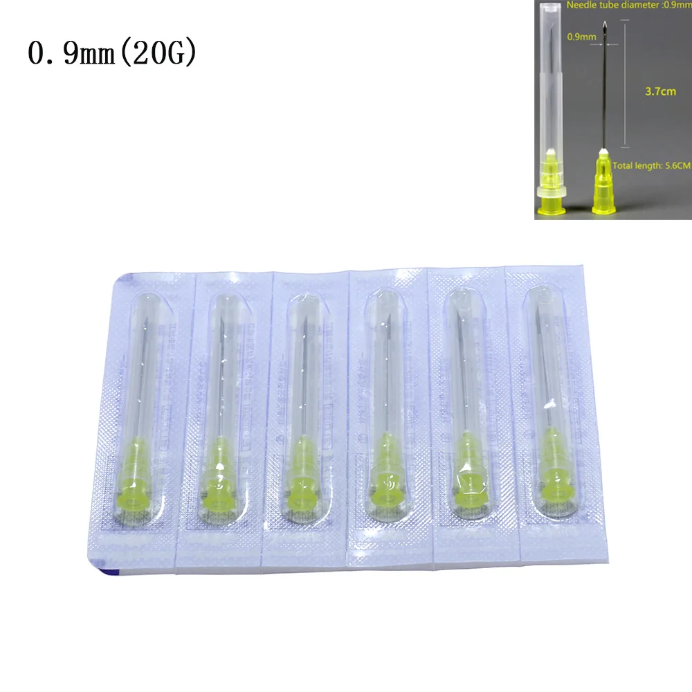 100pcs/Bag Needle Tip Clear Cap Transparent Syringe Glue Application Tool