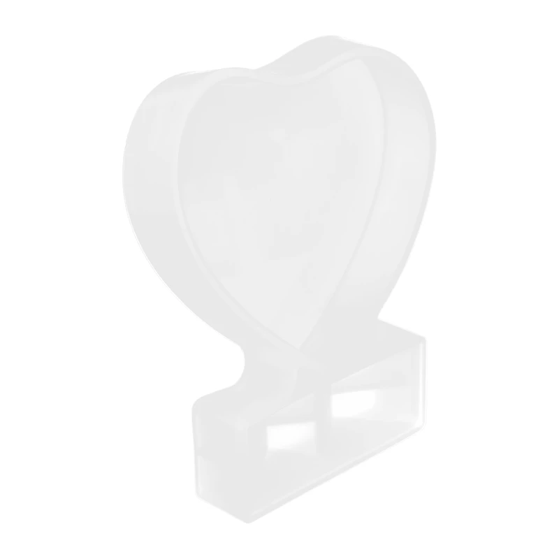 

4X Resin Mold For Photo Frame,Heart Shape Silicone Epoxy Molds For Casting And Home Decoration,DIY Crafts