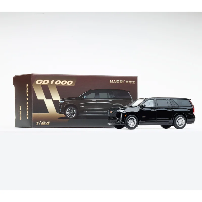 MASSDI 1:64 스케일 합금 CD1000 Escalade CVL1000 교외 SUV 장난감 자동차 시뮬레이션 모델 수집품 기념품 선물