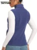 TACVASEN Autumn Winter Soft Warm Vest Womens Fashion Fleece Sleeveless Jacket Lightweight Outdoor Casual Zipper Front Waistcoat 3