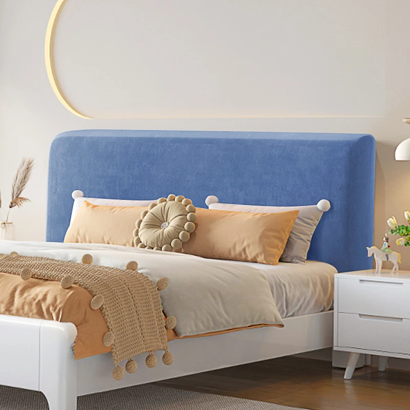 Velvet Headboard Cover All-inclusive Bed Back Protection Dust Cover Home Hotel Bed Room Thicken Elastic Head Covers